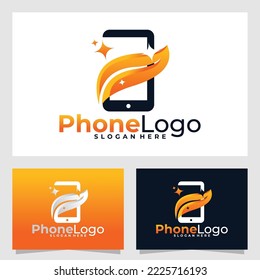 phone logo vector design template