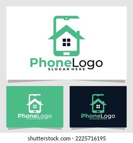 plantilla de diseño de vector de logotipo de teléfono