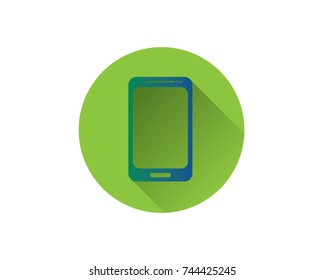 phone long shadow icon