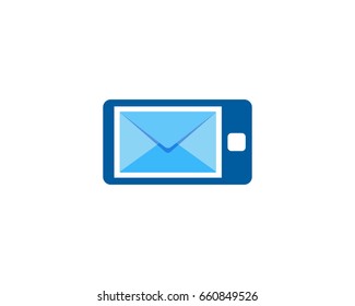 Phone Mail Icon Logo Design Element Stock Vector (Royalty Free ...