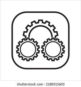 phone main menu icon vector design template