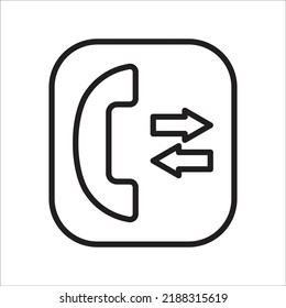 phone main menu icon vector design template