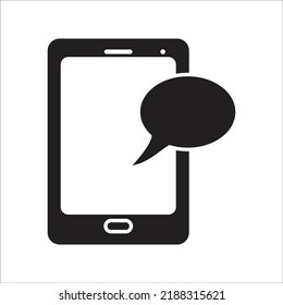 phone main menu icon vector design template