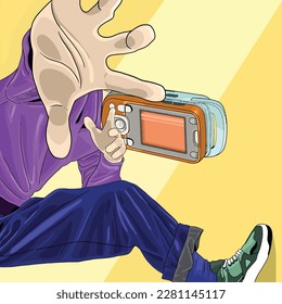 A Phone Man take pose on camera