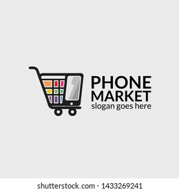 phone market shop logo sale