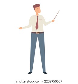 Phone marketing icon cartoon vector. Office man. Team character