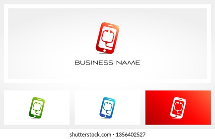 Phone Medical Call Doctor Logo