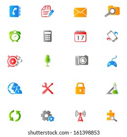Phone menu symbols