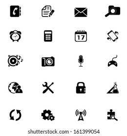 Phone menu symbols