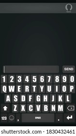 Phone message chat. vector illustration