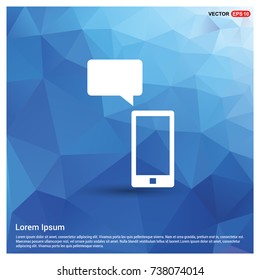 Phone with message icon