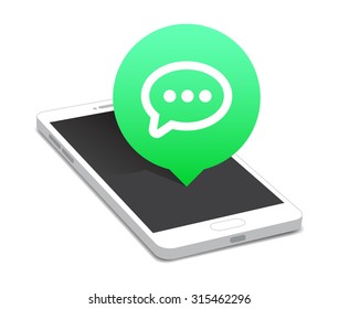 Phone Message Icon Bubble