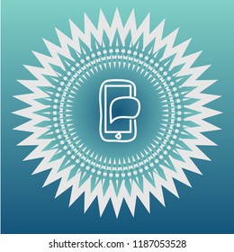 Phone message vector icon