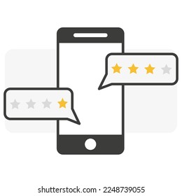 phone messages icon. Mobile app. Vector illustration.