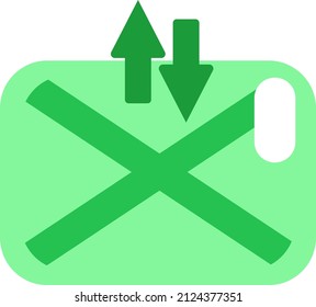 Phone messaging, illustration, vector on a white background.