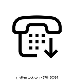 Phone mini line, icon, background and graphic. The icon is black and white, linear  flat, vector, pixel perfect, minimal, suitable for web and print. 