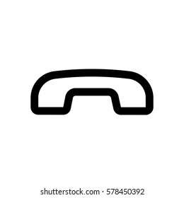 Phone mini line, icon, background and graphic. The icon is black and white, linear  flat, vector, pixel perfect, minimal, suitable for web and print. 