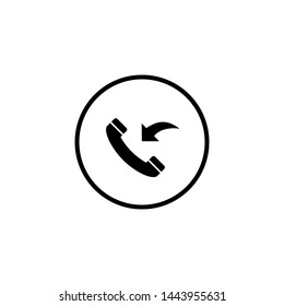 Phone mobil call vector icon
