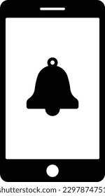 phone mobile alarming bell ringing Glyph