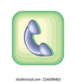 phone mobile app icon flat