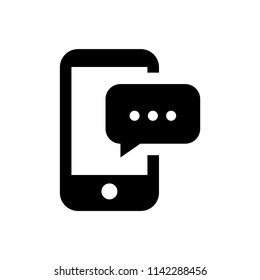 Phone or Mobile Chat Icon