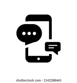 Phone or Mobile Chat Icon