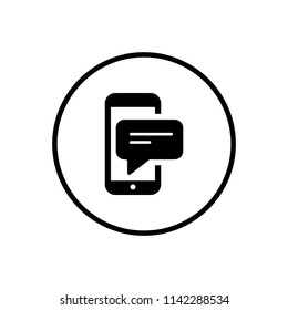 Phone or Mobile Chat Icon