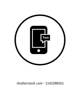Phone or Mobile Chat Icon