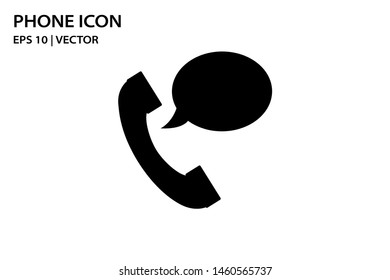 Phone mobile flat vector icon. Isolated phone cell button device design. Phone call handset illustration. Telephone vector isolated element for support, operator, service, web, site. Phone design