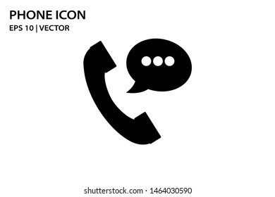 Phone mobile flat vector icon. Isolated phone cell button device design. Phone call handset illustration. Telephone vector isolated element for support, operator, service, web, site. Phone design
