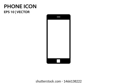 Phone mobile flat vector icon. Isolated phone cell button device design. Phone call handset illustration. Telephone vector isolated element for support, operator, service, web, site. Phone design