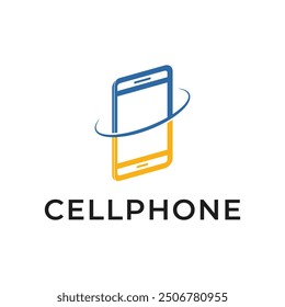 phone mobile logo design concept idea