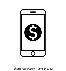 Phone mobile payment, Pay by mobile, E-commerce, Pay online vector illustration