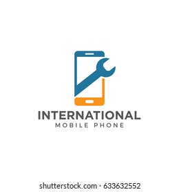 Phone Mobile Repair Logo Icon Vector Template