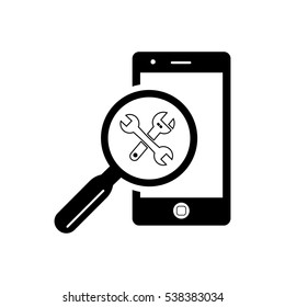 phone mobile repairs Icon Vector Illustration
