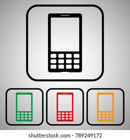 phone mobile set icons
