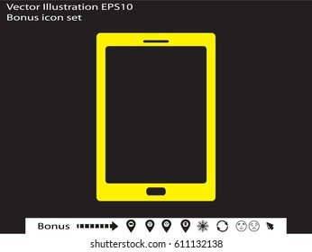 Phone mobile tablet, vector illustration eps10