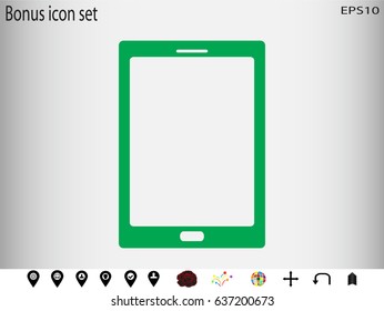 Phone mobile tablet, vector illustration eps10