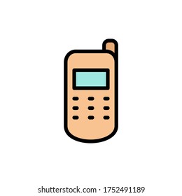 Phone, mobile, technology icon. Simple color with outline vector elements of communication icons for ui and ux, website or mobile application