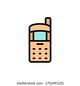 Phone, mobile, technology icon. Simple color with outline vector elements of communication icons for ui and ux, website or mobile application
