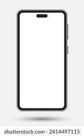 Phone, mobile, vector, telephone background. Blank screen illustration for apps and design mockups