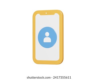  Phone mockup 3d render illustration