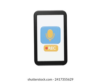 Phone mockup 3d render illustration