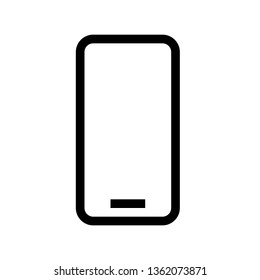 Phone in modern style. Telephone symbol. Vector icon shape.
