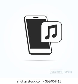 Phone Music Icon
