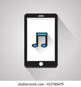 Phone with musical