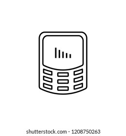 Phone, network icon. Element of telecommunication icon for mobile concept and web apps. Thin line Phone, network icon can be used for web and mobile
