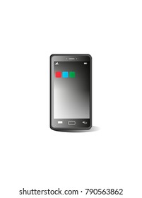 Phone new isolated