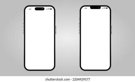 Phone new mockup display vector 