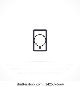 phone is not allowed vector icon 10 eps , Lorem ipsum Flat design